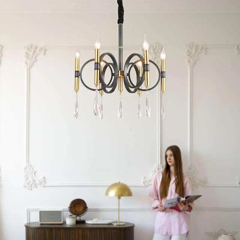 kronleuchter modern Kompatibel mit allen Arten von E14-Glühbirnen
