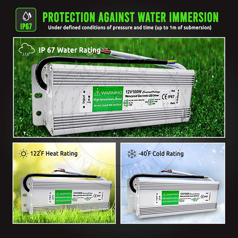 Funktion des wasserdichten DC12V IP67 15W LED-Treiber-Netzteiltransformators
