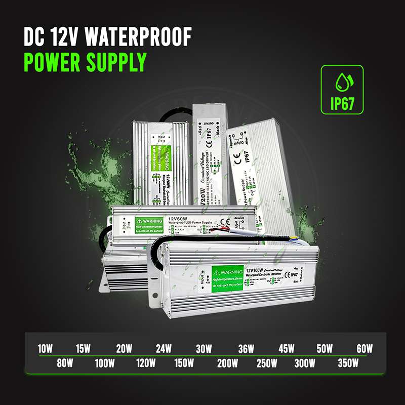 Funktion des wasserdichten DC12V IP67 30W LED-Treiber-Netzteiltransformators