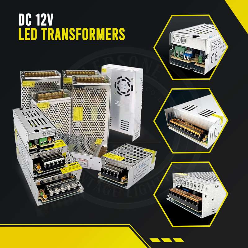 DC12V 12,5 A LED-Transformator mit 150 W IP20 Universal-geregeltem Schaltnetzteil