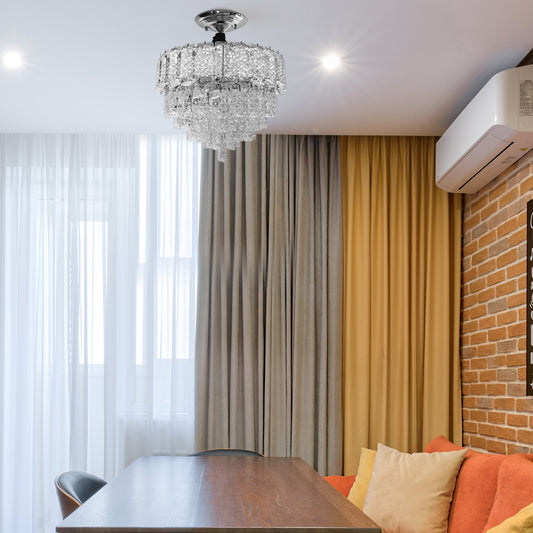Kristall Kronleuchter Modern für Wohnzimmer