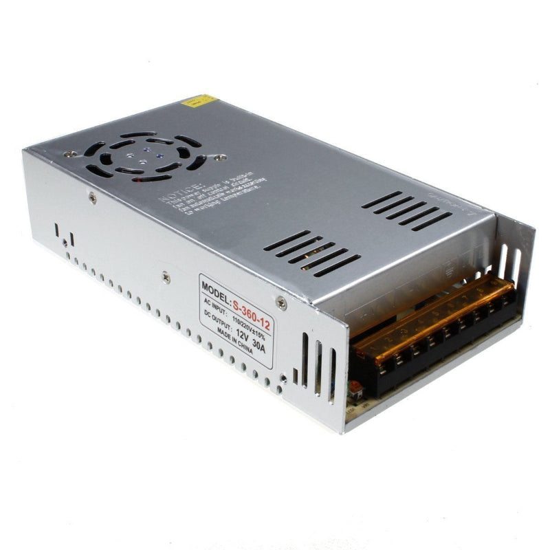 Rückansicht des 12V 30A 360W LED Netzteils