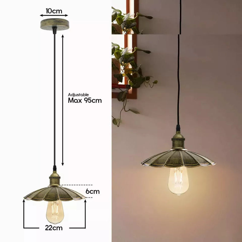 Elegante Retro-Pendelleuchte für jedes Ambiente