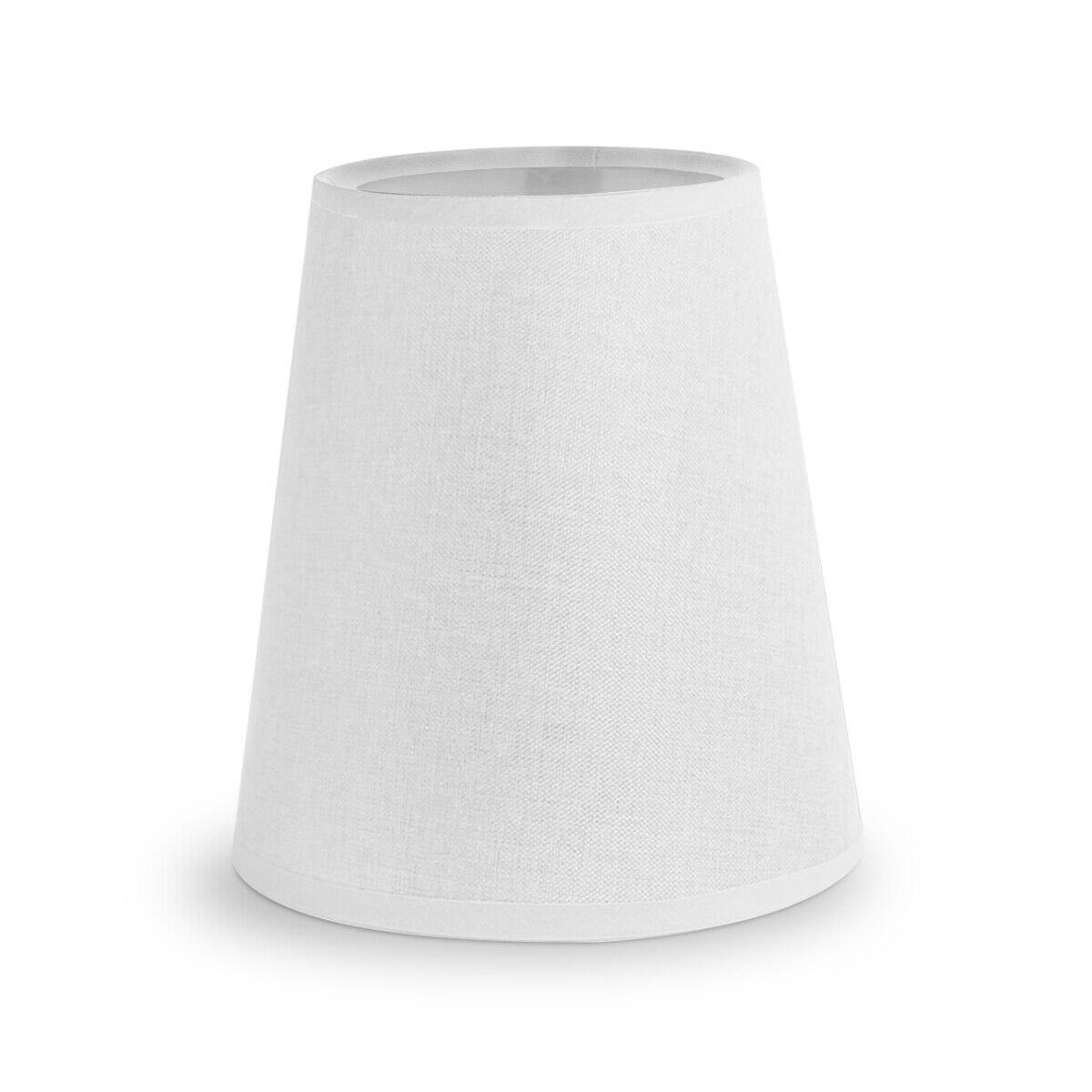 Lampenschirm moderne Ersatzschirm Tischlampe weiß 17cm x 16cm Stehlampe E14, E27