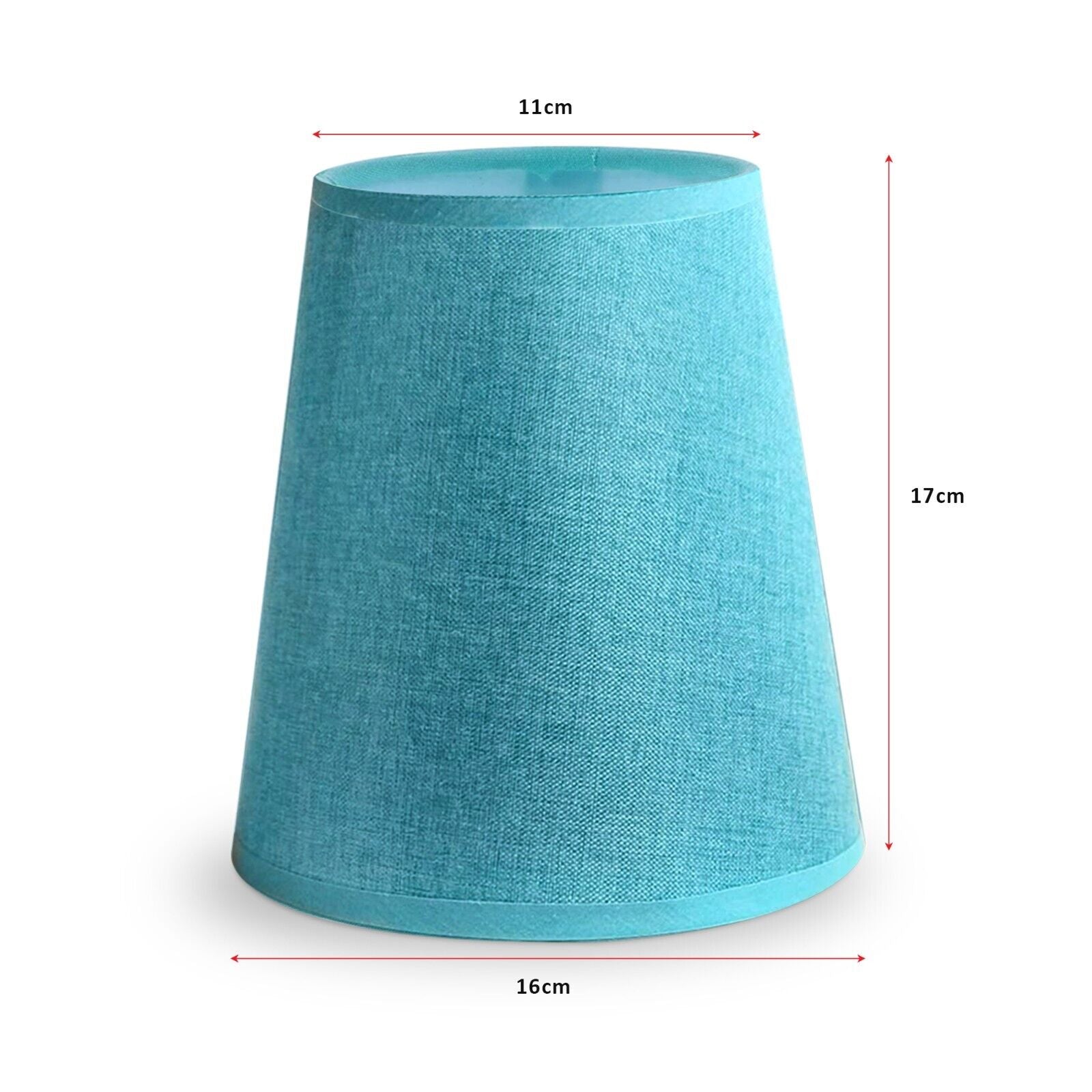 Lampenschirm moderne Ersatzschirm Tischlampe weiß 17cm x 16cm Stehlampe E14, E27