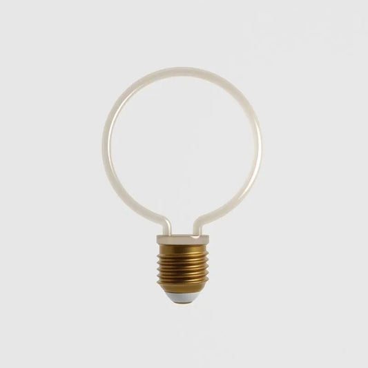 Lampadina LED E27 rotonda singola lineare e curva - lampada da festa bianco caldo, lampadina decorativa ~2861