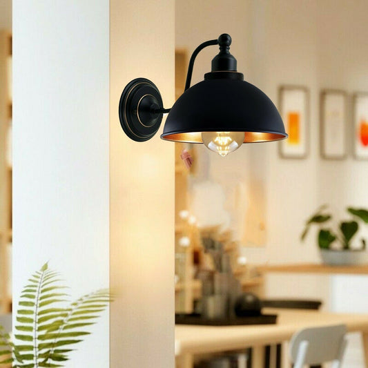 LEDSone Applique Murale Industrielle Vintage Rétro Abat-Jour Intérieur
