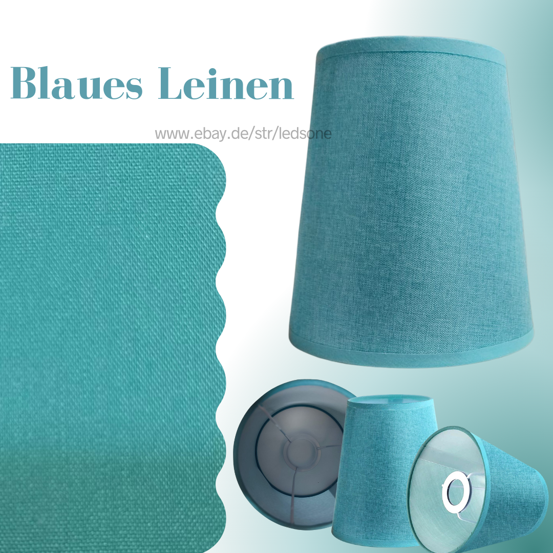 Lampenschirm moderne Ersatzschirm Tischlampe weiß 17cm x 16cm Stehlampe E14, E27