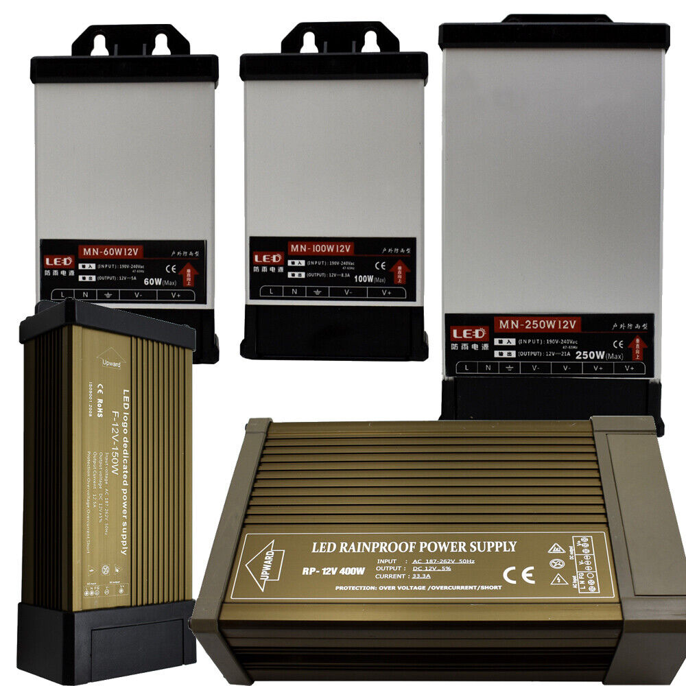 led trafo 12v Netzeil regenfest