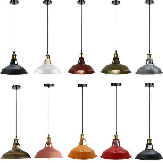 Lampada a sospensione retrò, lampada da sala da pranzo, luce pendente Ø 30cm ~ 3194