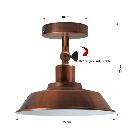 halbbündige Deckenleuchte