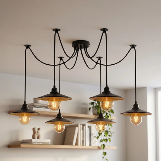 spinnenlampe decke
