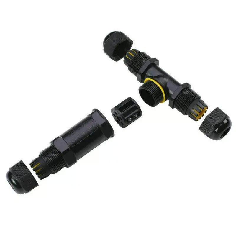 T-Kabelverbinder mit fest verbundenem Kabel, IP68 zertifiziert