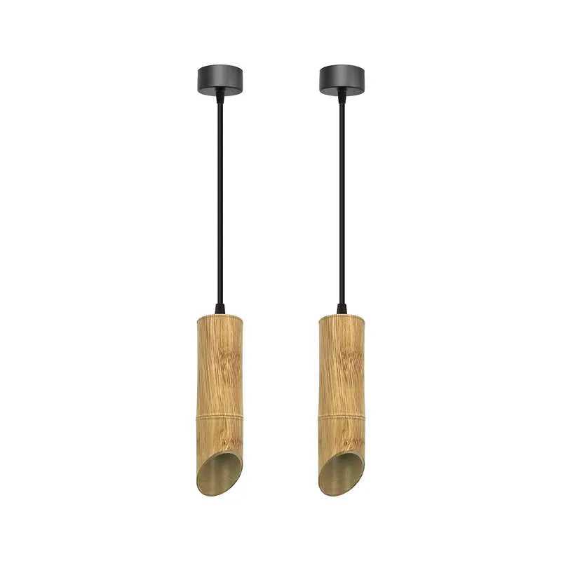 Warm- und kaltweiße Bambus-Pendelleuchte für jeden modernen Einrichtungsstil