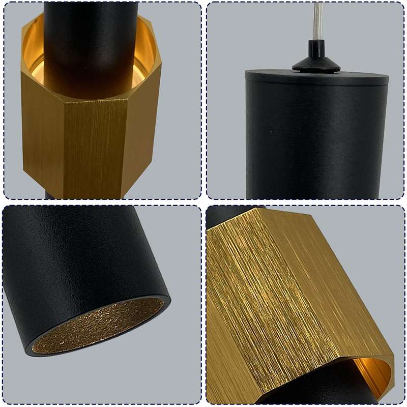Gold zylindrische