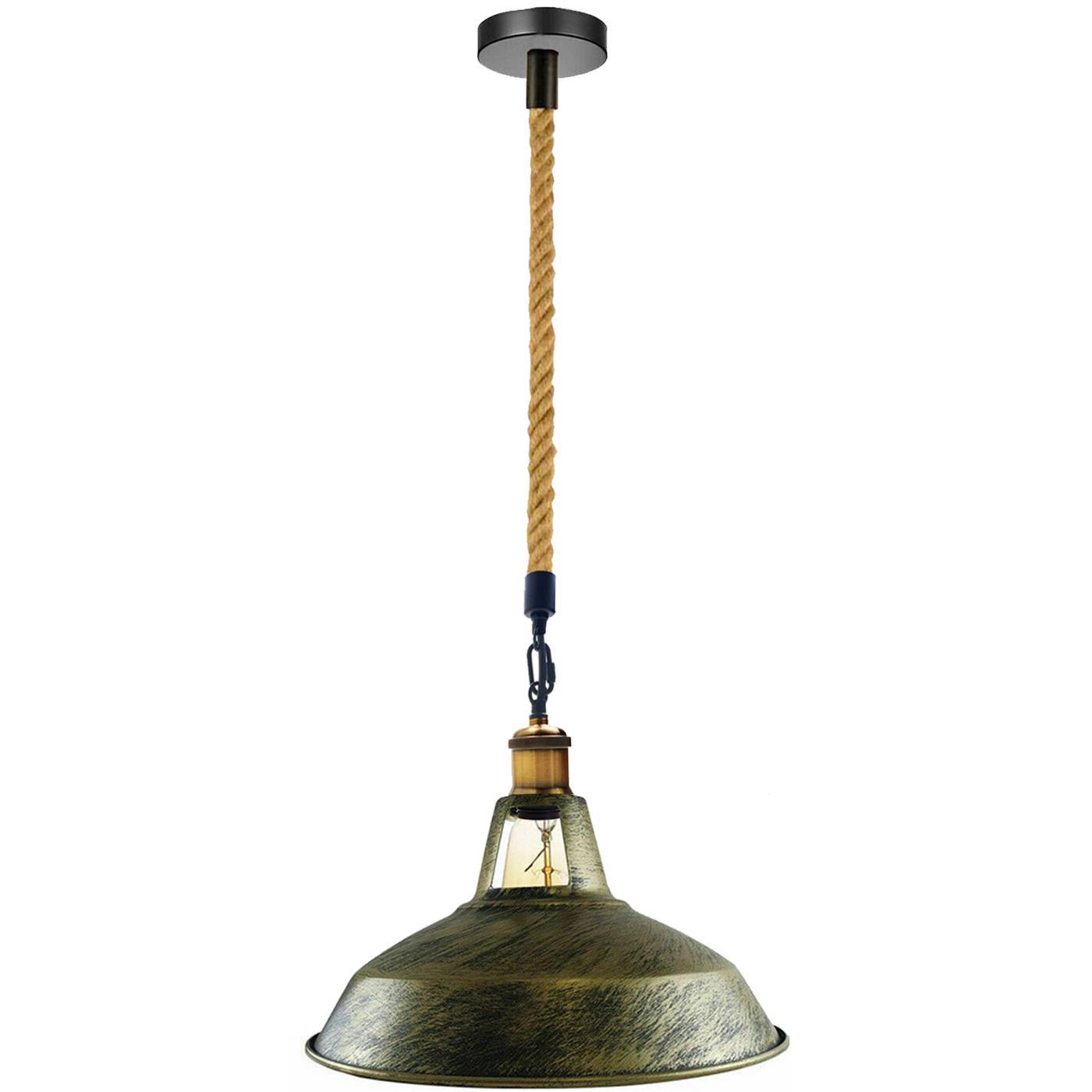 Industrieller moderner Retro-Vintage-Stil Deckenpendelleuchte Kronleuchter Lampenschirm
