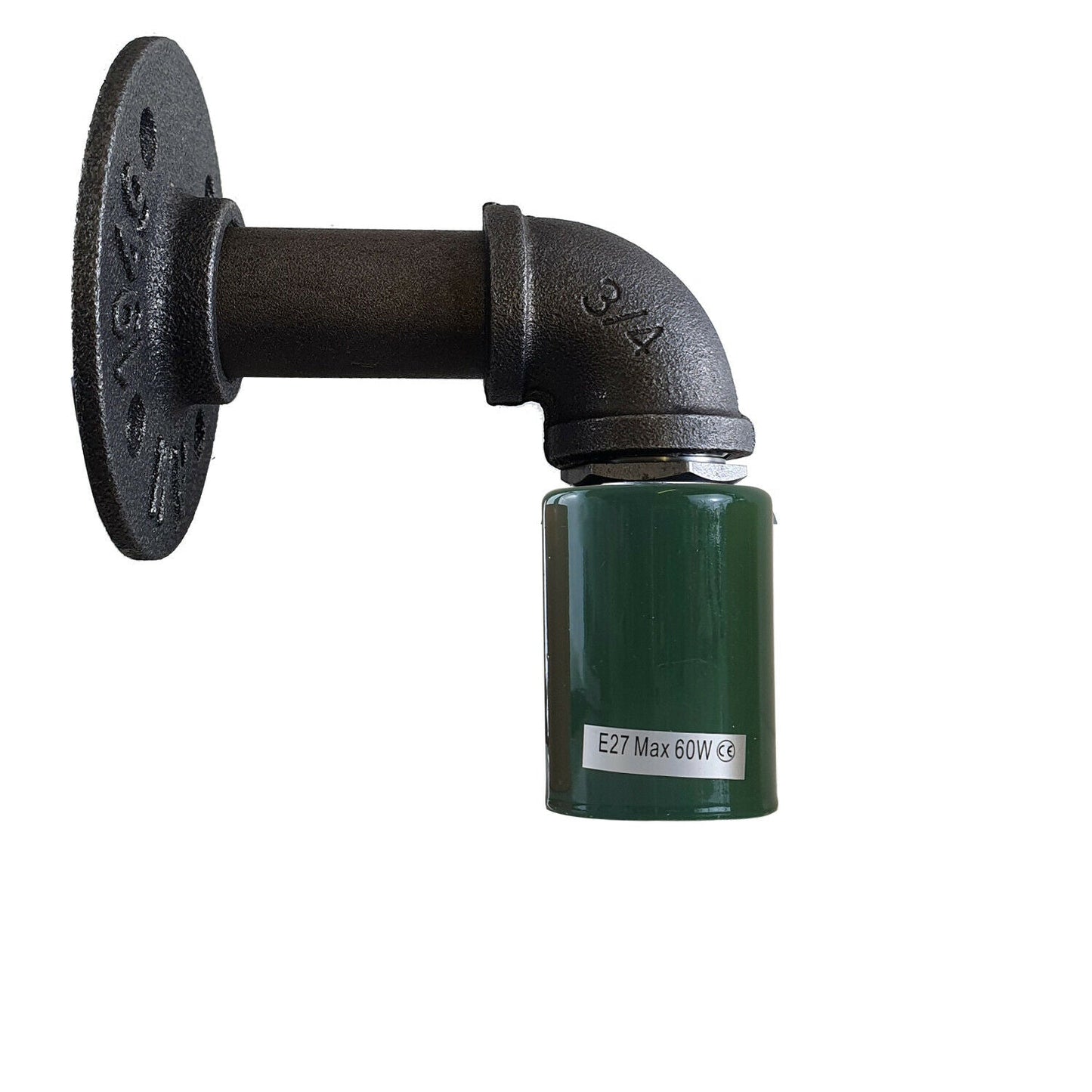 Moderne Industrielle Retro Vintage Rustikale Wandleuchte Wandleuchte Lampenfassung Grün LEDSone DE-3