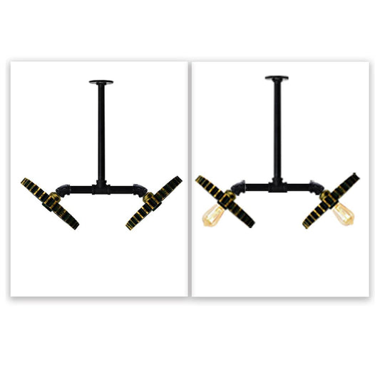 Vintage Retro & Industrial Style Einbauleuchten und Rohrleuchten für Deckenleu