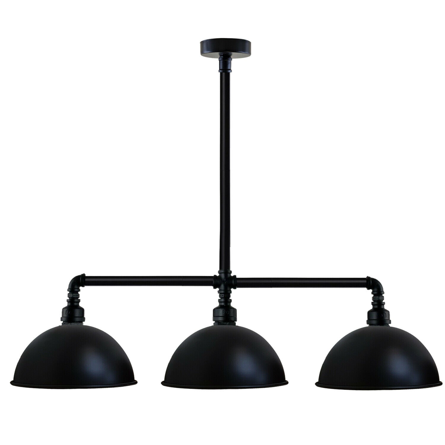 Rohrleuchte Metalllampe Industrieller Retro-Pendelleuchtenschirm Abgeh –