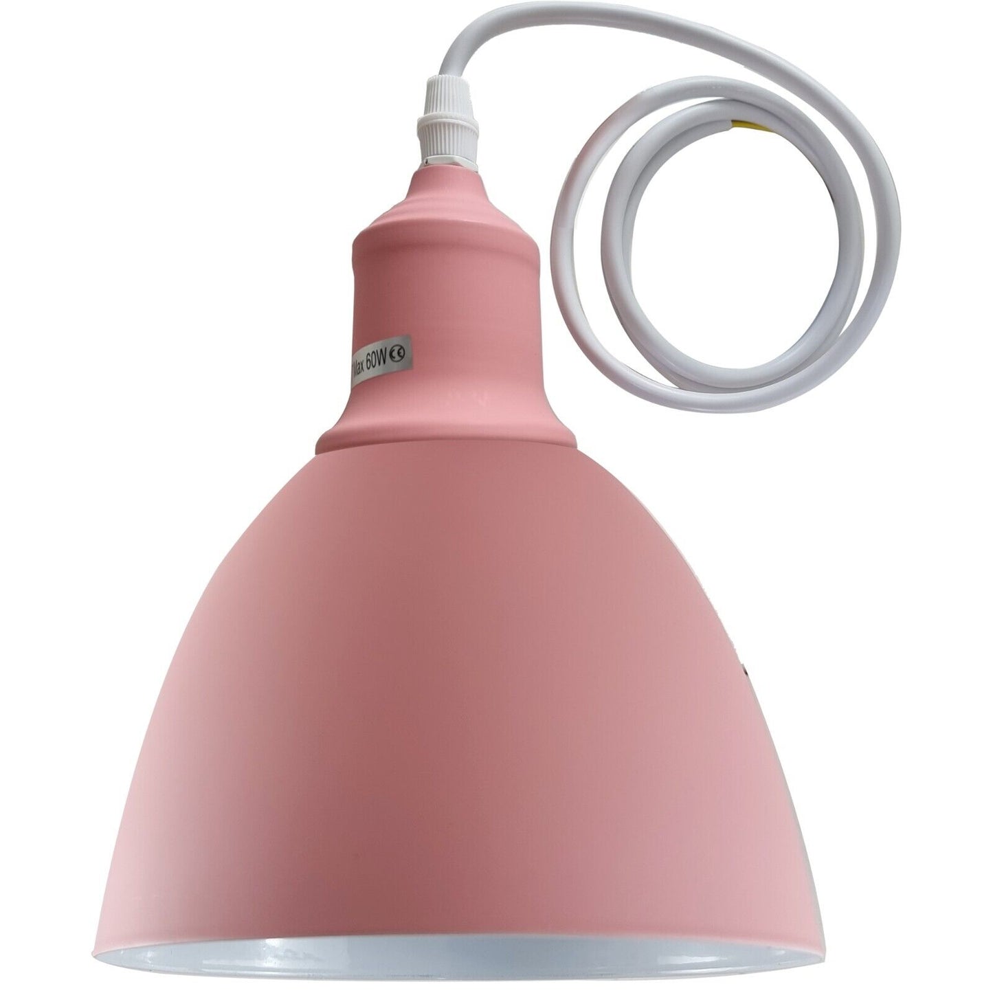 Retro Lampe Esszimmerlampe Pendelleuchte 3-Flammig, 15 cm, Rosa~2503