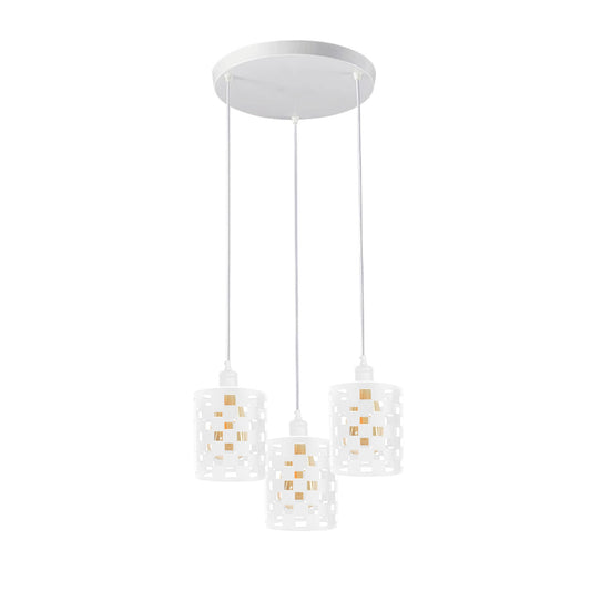 Weiß pendelleuchte 3-flammig verstellbare