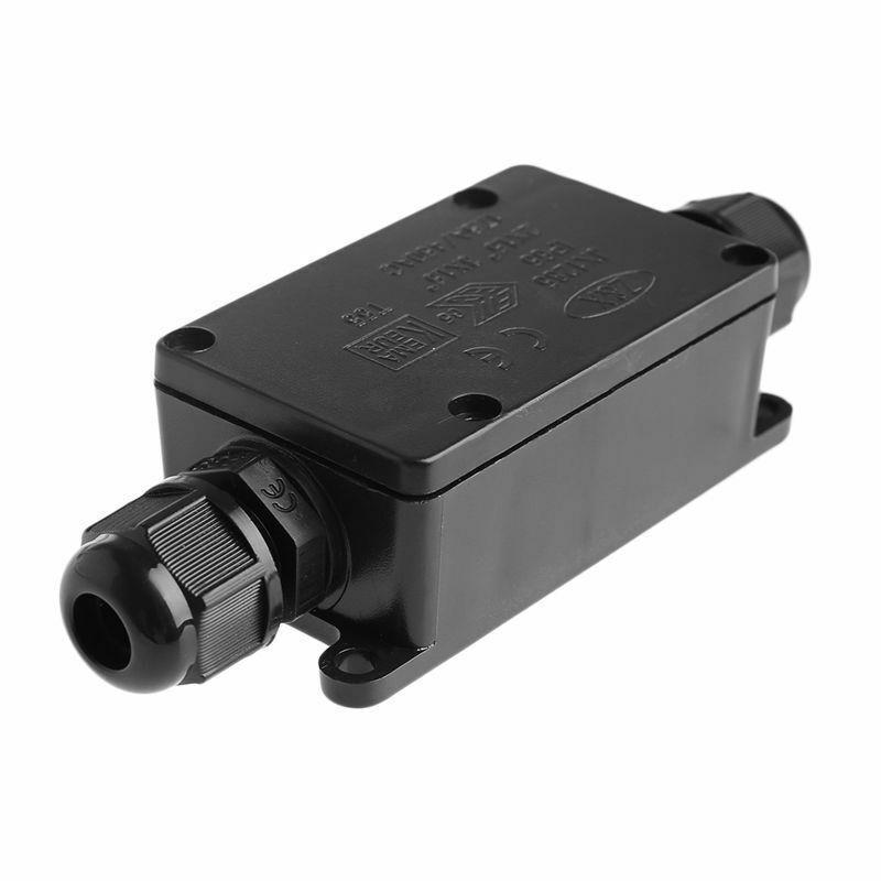 2/3-Wege IP65 wasserdichte Anschlussdose Erdkabel Leitungsschutzstecker