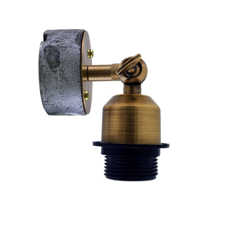 LEDSone Vintage Industrial Wandleuchte mit um 180 Grad verstellbarem Arm UK E27-Fassung. ~