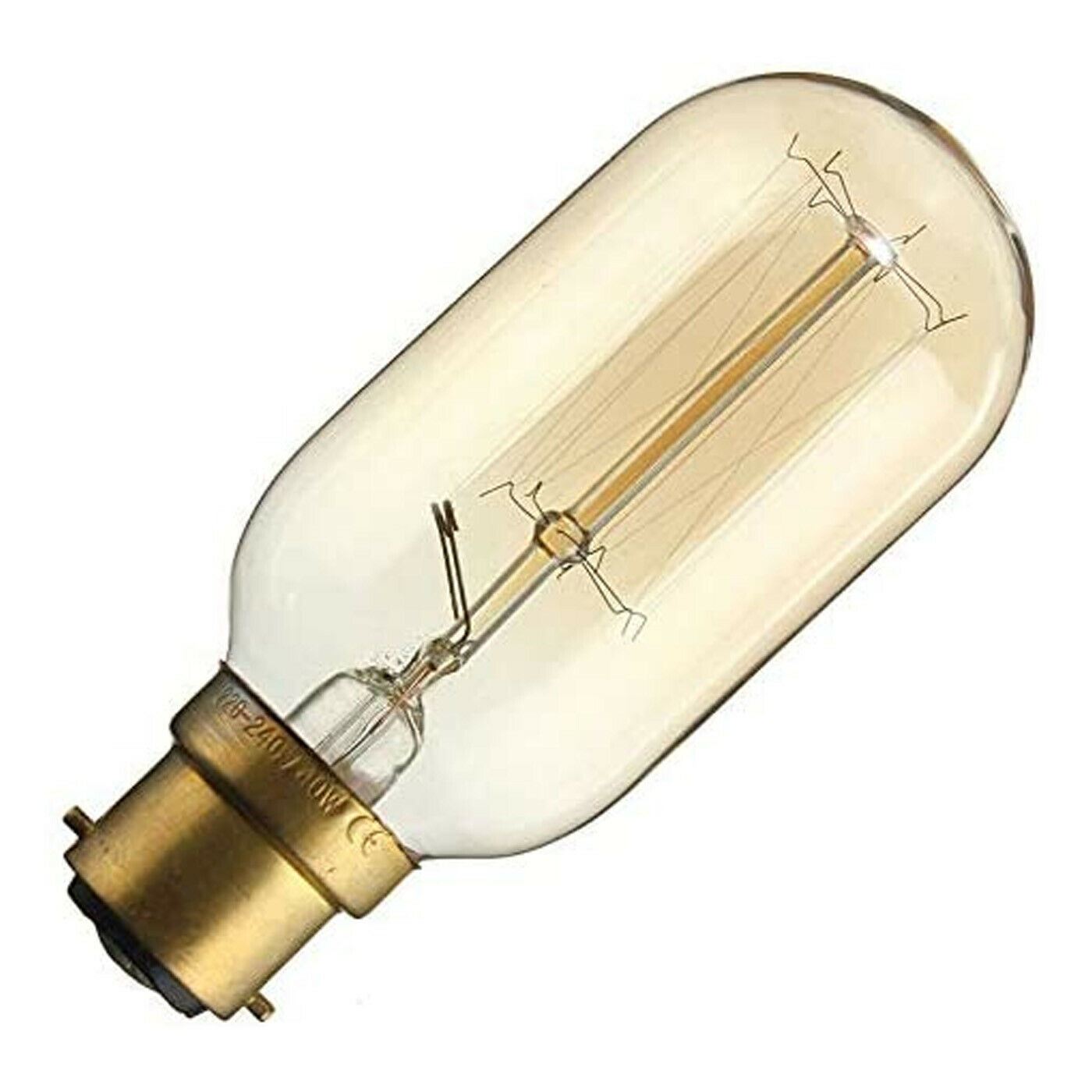 Vintage Filament Glühlampe Edison Tall Bulb Dimmbar B22 E27 Dekoratives Industrielicht ~