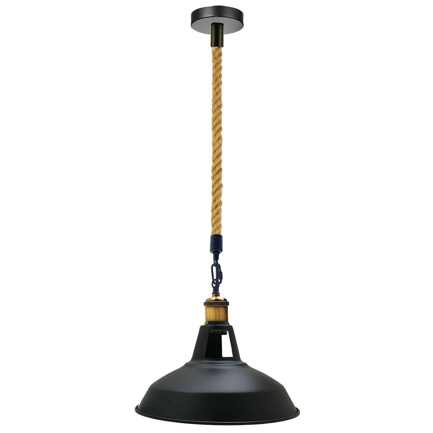 Industrieller moderner Retro-Vintage-Stil Deckenpendelleuchte Kronleuchter Lampenschirm