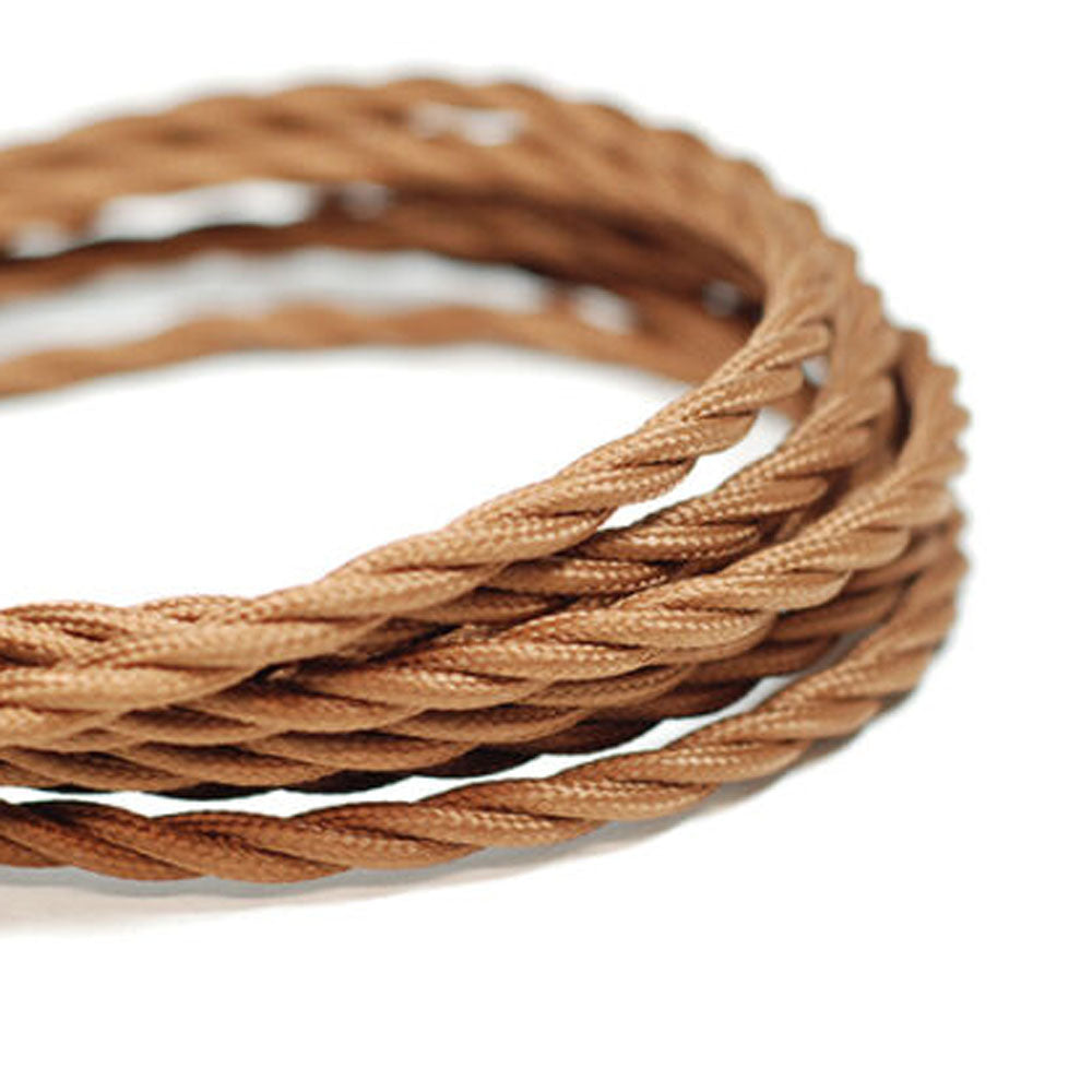 2-Adriges Gedrehtes Lila Stoff 0.75mm kabel
