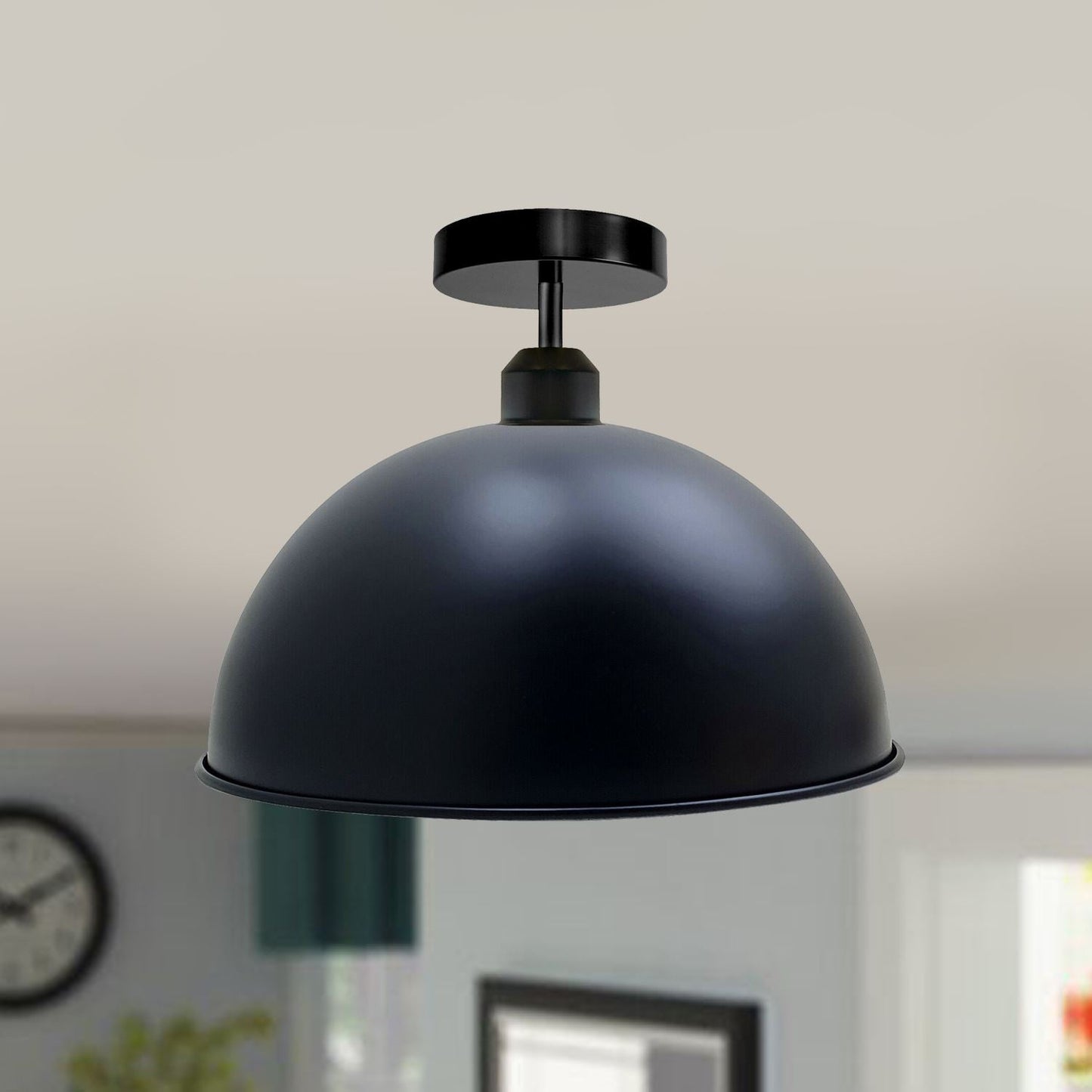 Industrieller Retro-Vintage-Stil Dome Shade Deckenleuchte