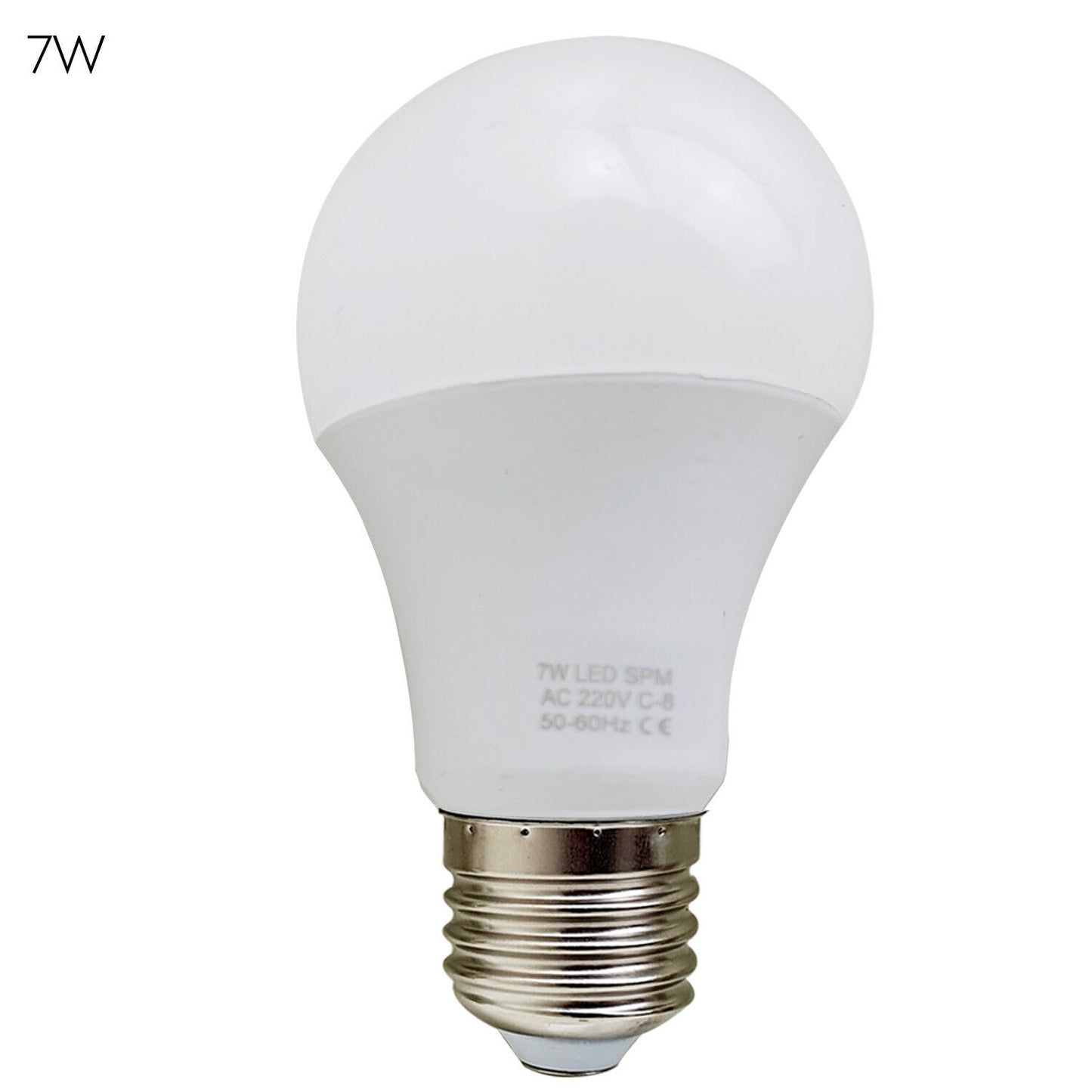 7 W E27 Schraub-LED-Licht GLS-Lampen, energiesparende Edison Cool White 6000 K nicht dimmbare Lichter