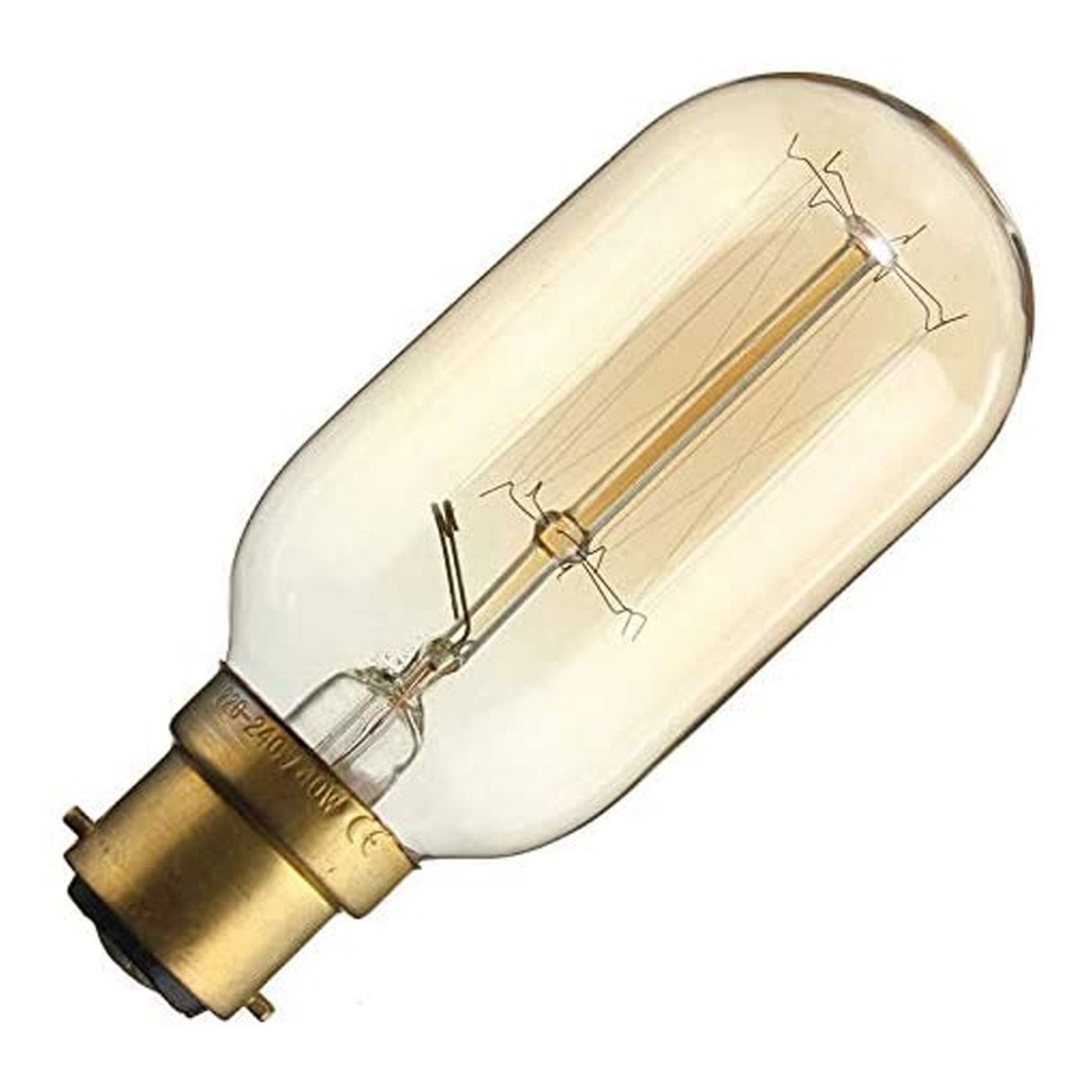 Vintage Filament Glühlampe Edison Tall Bulb Dimmbar B22 E27 Dekoratives Industrielicht ~