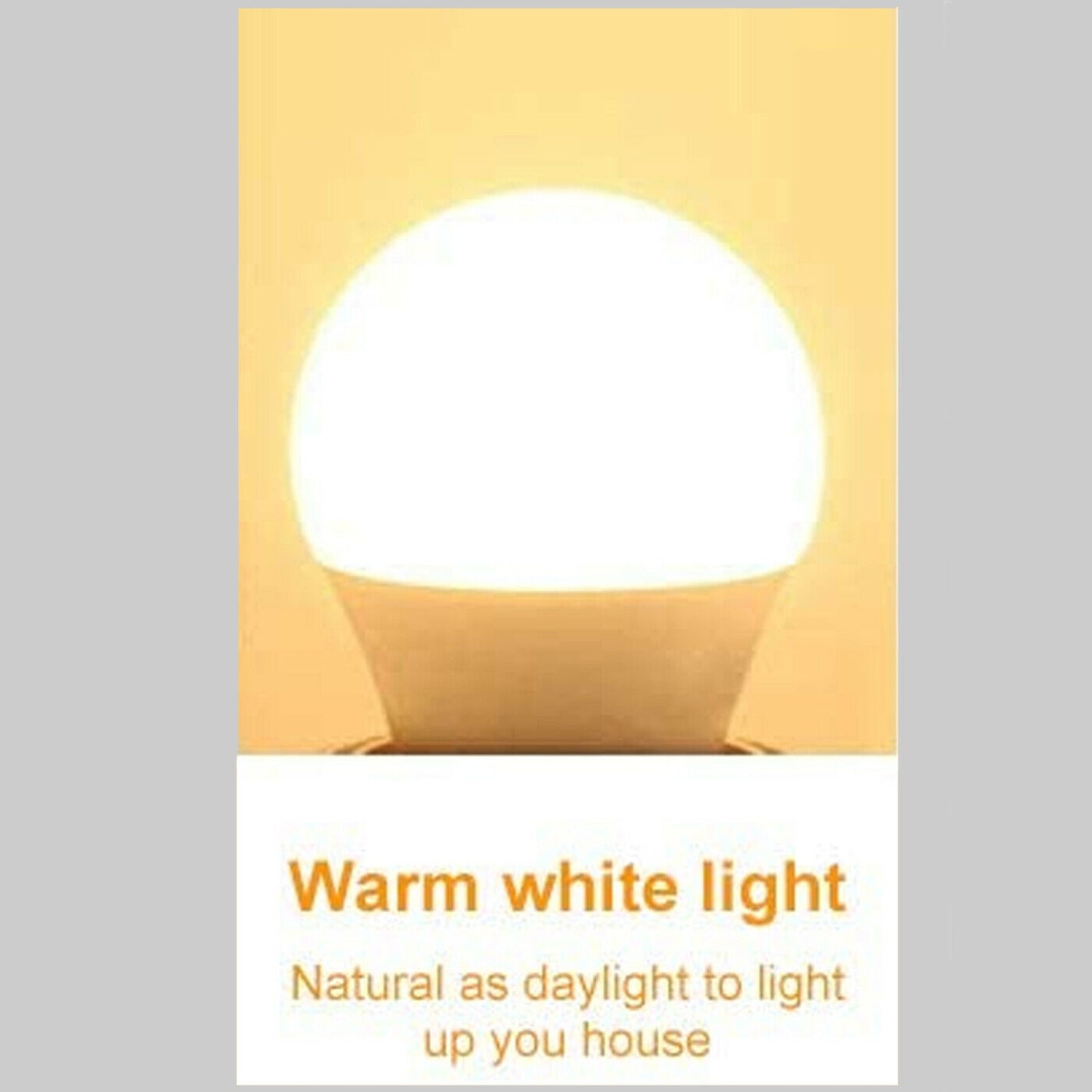 E27 7W energiesparende warmweiße LED-Glühbirnen A60 E27 Einschraubbirnen, nicht dimmbar