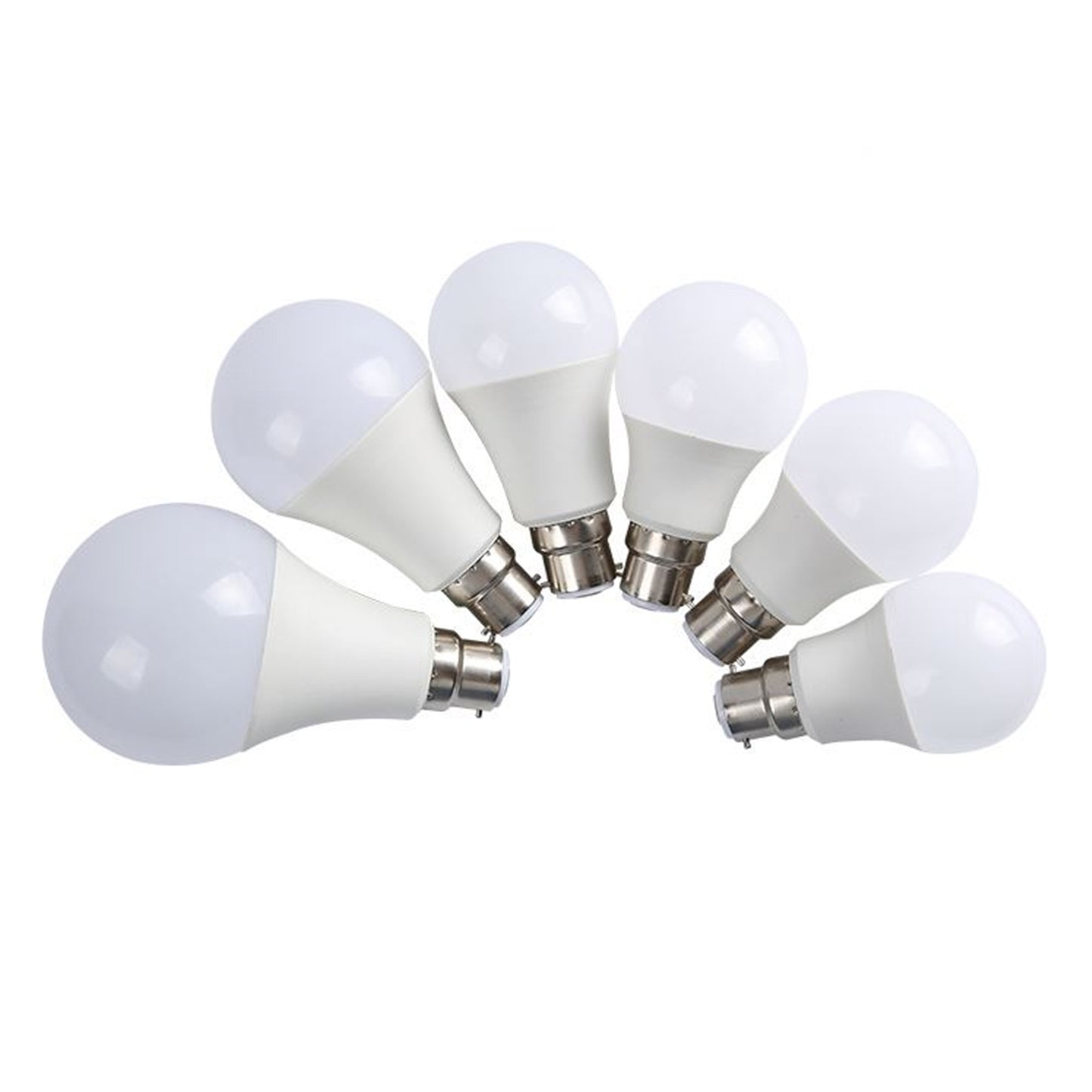B22 9 W energiesparende warmweiße LED-Glühbirnen A60 B22 Schraubbirnen, nicht dimmbar