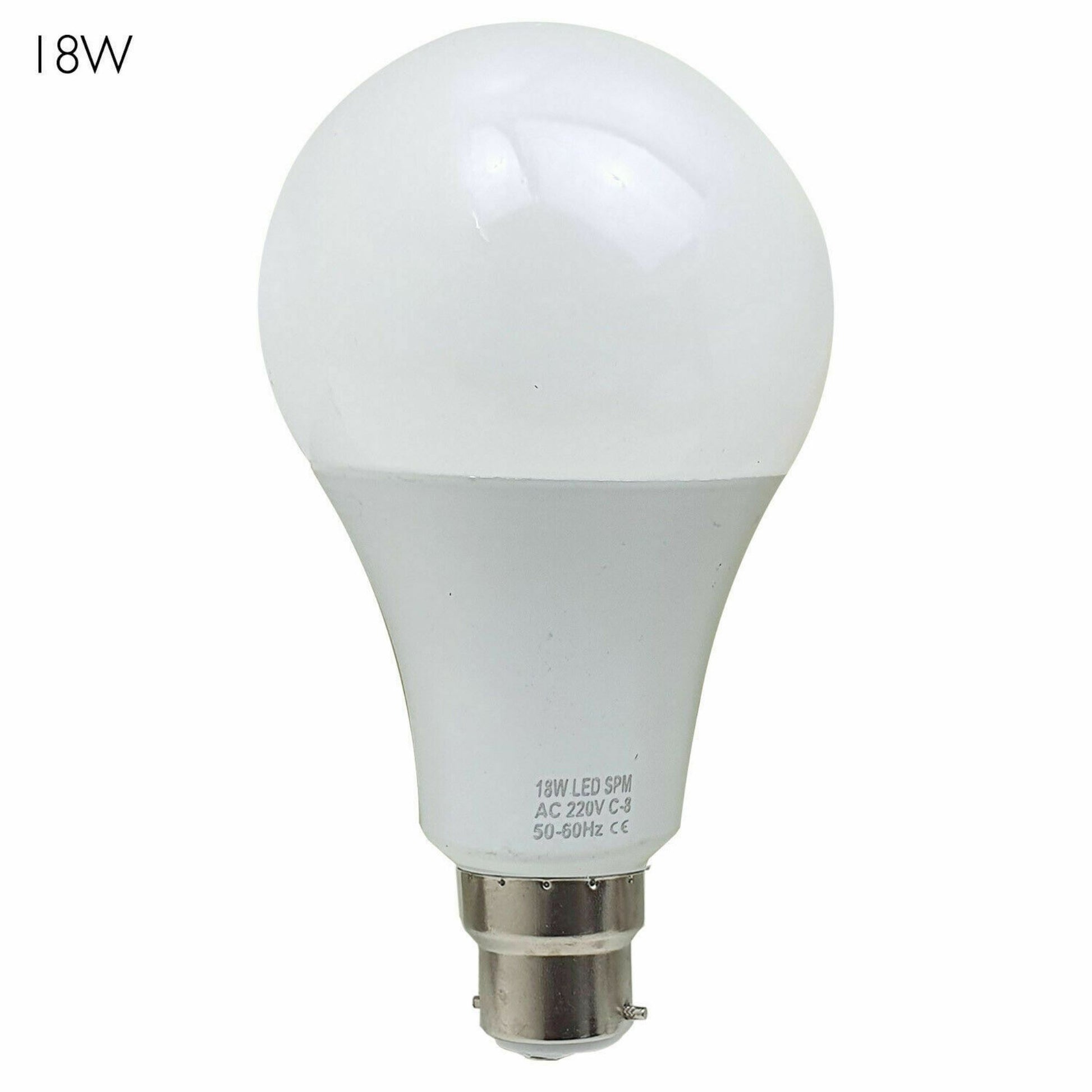 B22 18W energiesparende warmweiße LED-Glühbirnen A60 B22 nicht dimmbare Schraubbirnen
