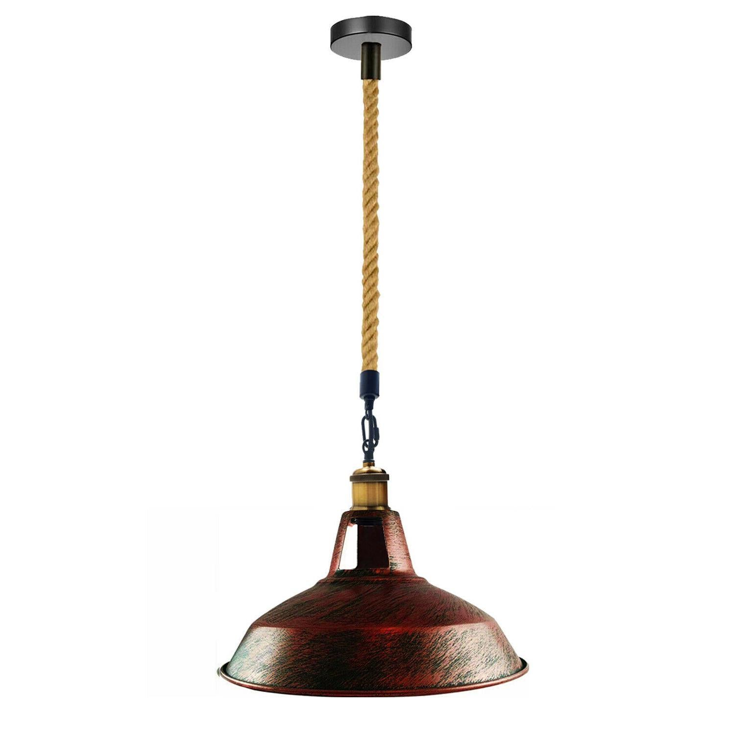 Industrieller moderner Retro-Vintage-Stil Deckenpendelleuchte Kronleuchter Lampenschirm