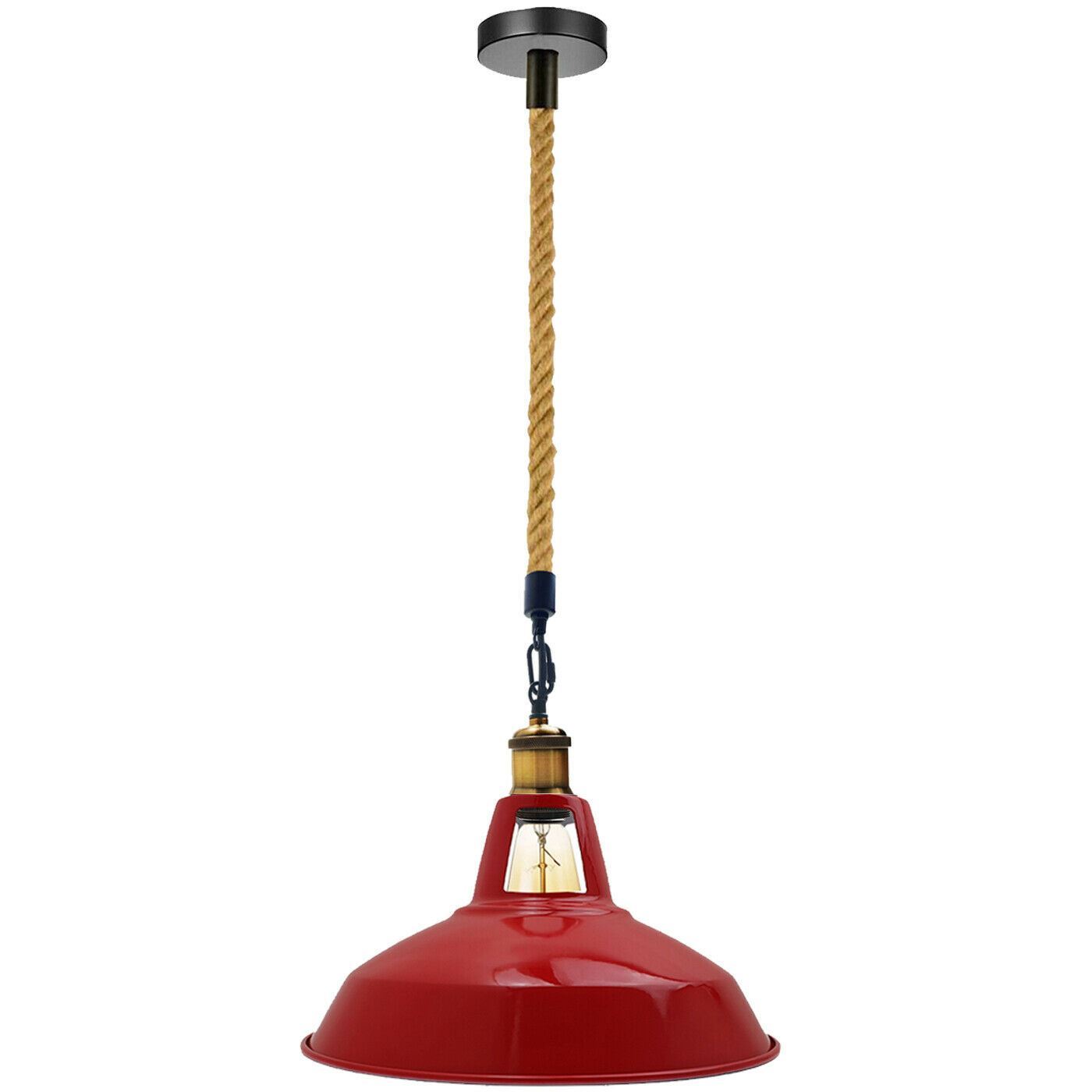 Industrieller moderner Retro-Vintage-Stil Deckenpendelleuchte Kronleuchter Lampenschirm
