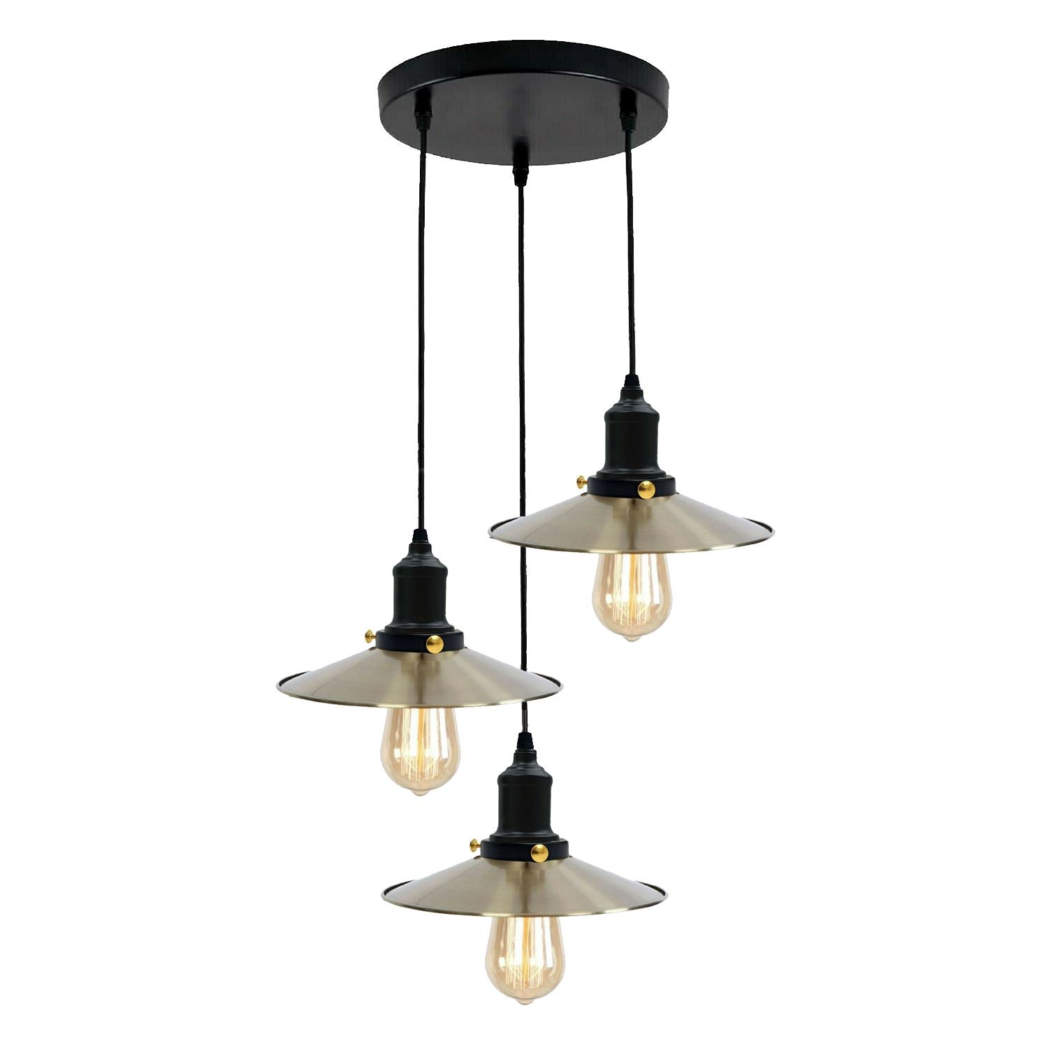 Retro Deckenlampe Industrie Tisch Pendelleuchte Hängelampe Esstisch Wohnzimmer