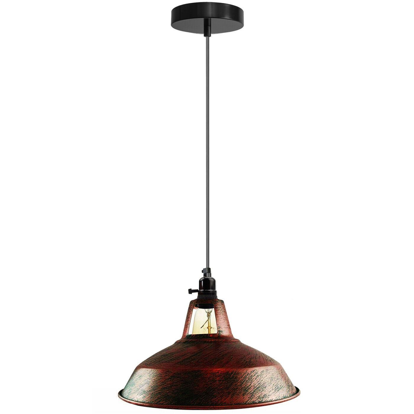 Rotary Vintage Industrial Metall Deckenschalter Halter Pendelleuchte