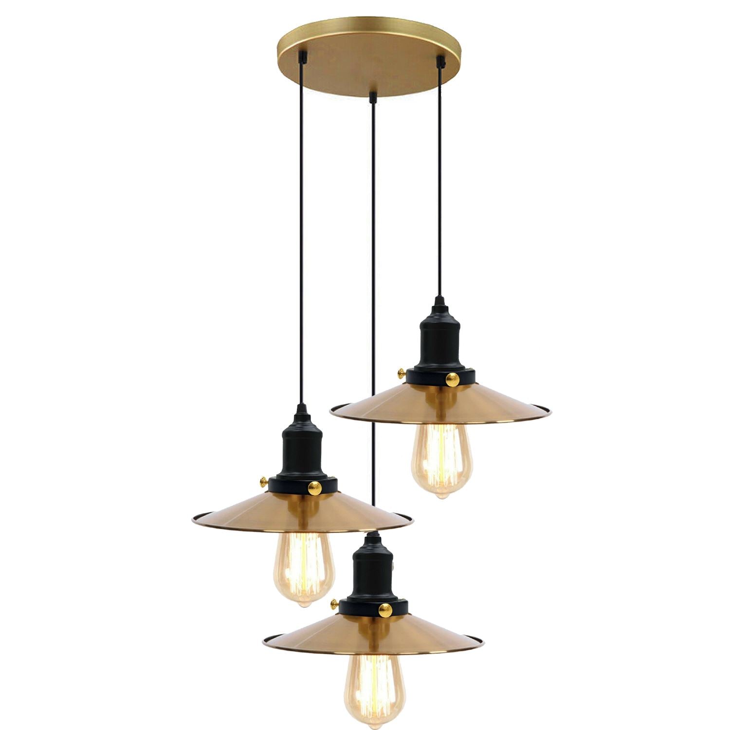 Retro Deckenlampe Industrie Tisch Pendelleuchte Hängelampe Esstisch Wohnzimmer