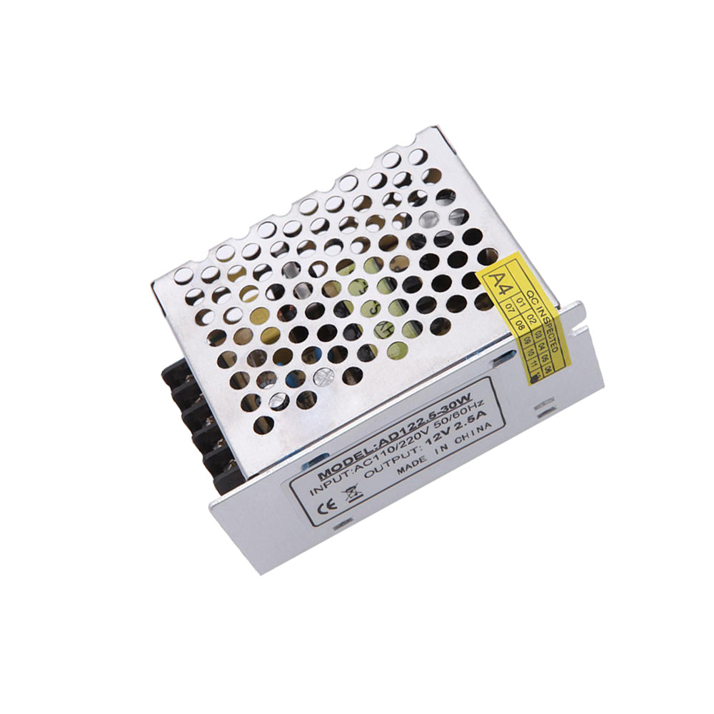DC12V 2.5 Ein LED-Transformator mit 30 W IP20 Universal-geregeltem Schaltnetzteil,