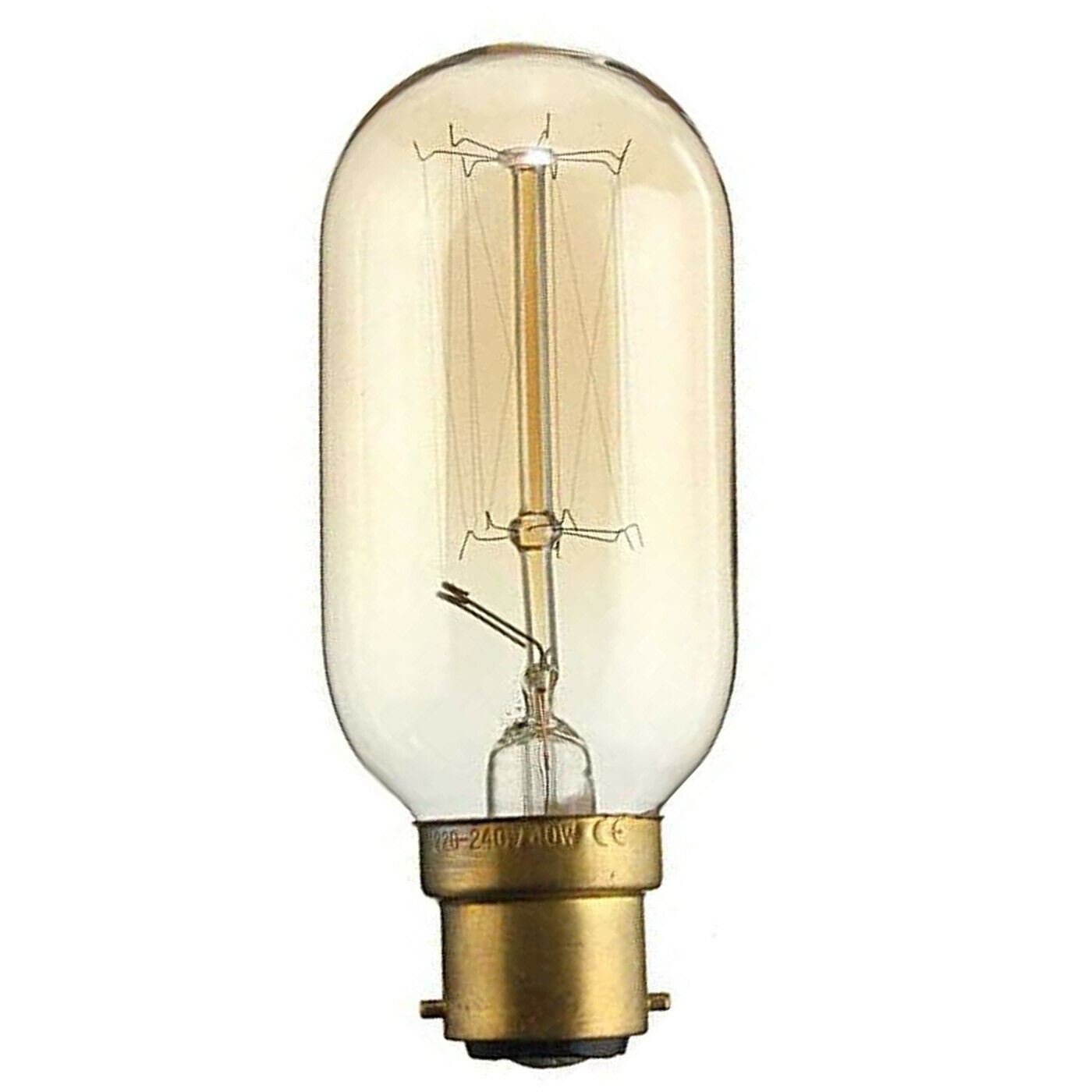 Vintage Filament Glühlampe Edison Tall Bulb Dimmbar B22 E27 Dekoratives Industrielicht ~