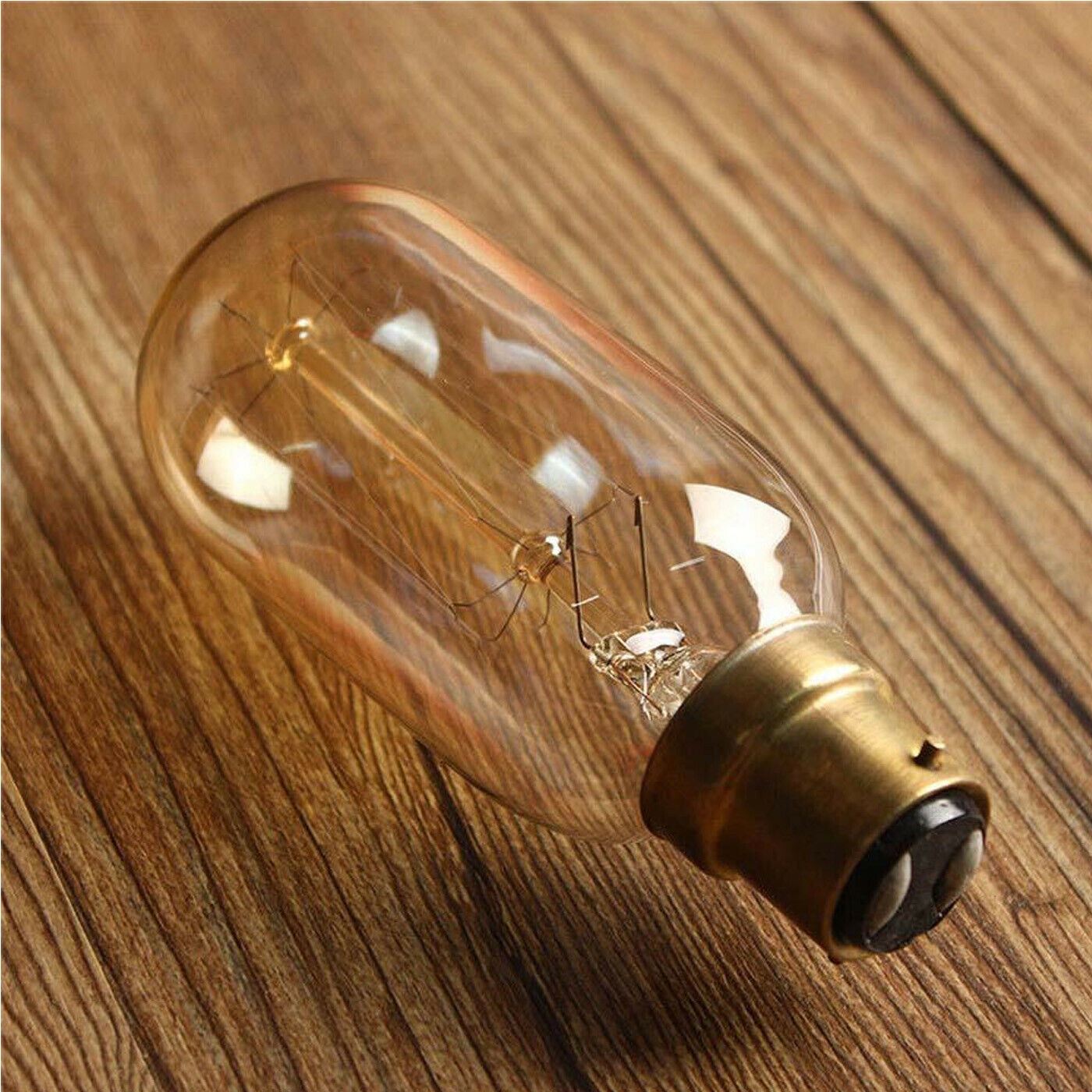 Vintage Filament Glühlampe Edison Tall Bulb Dimmbar B22 E27 Dekoratives Industrielicht ~
