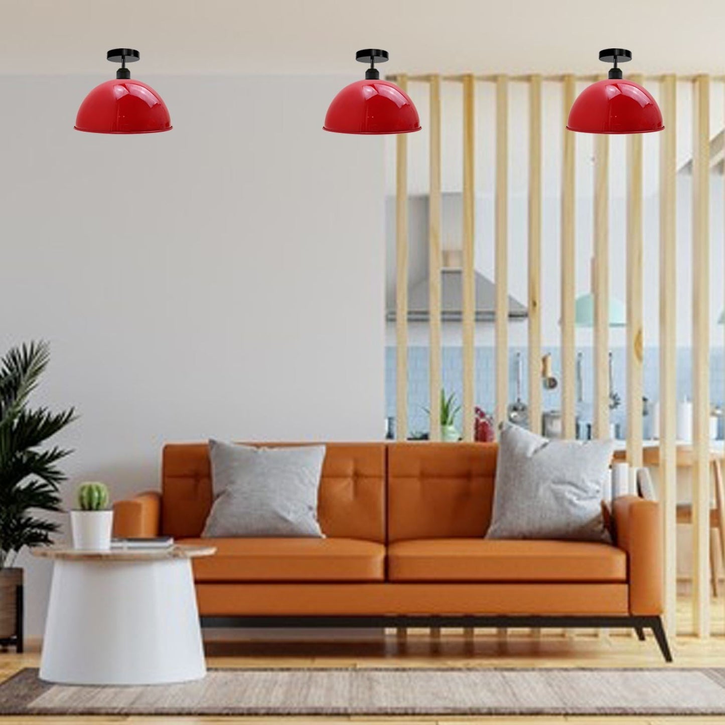 Industrieller Retro-Vintage-Stil Dome Shade Deckenleuchte