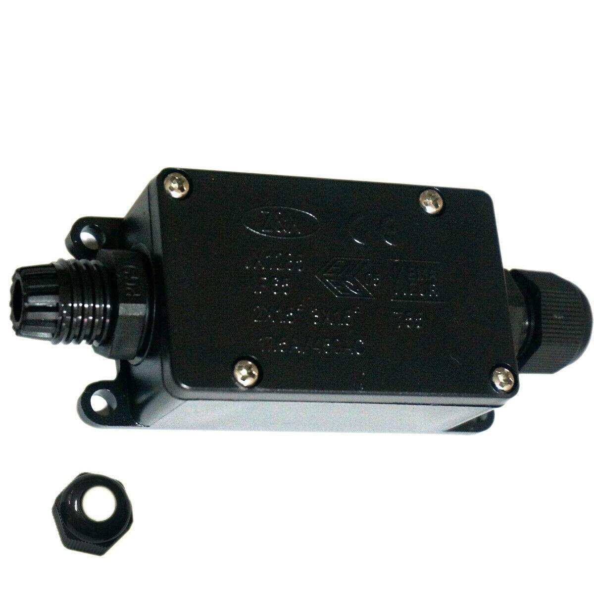 2/3-Wege IP65 wasserdichte Anschlussdose Erdkabel Leitungsschutzstecker