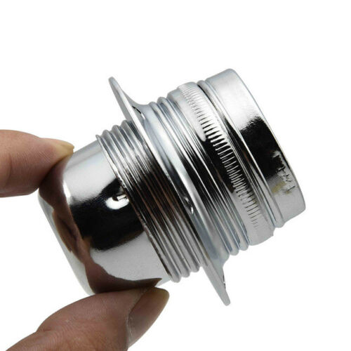 Chrom Aluminium E27 Lampenfassung