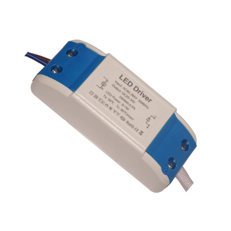 9W 280mAmp DC 25-34V Kompakt-Konstantstrom-LED-Treiber