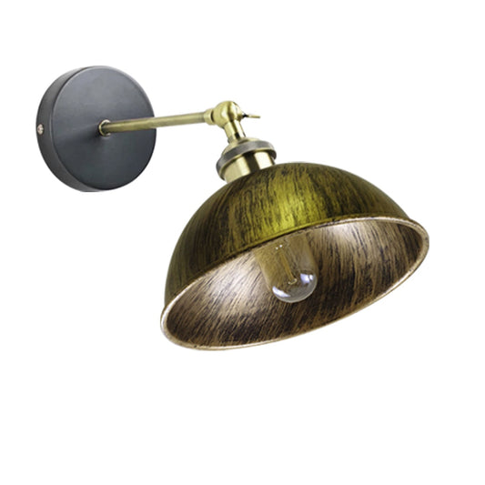 Wandlampe E27 gebürstetes Messing Modern Wandleuchte