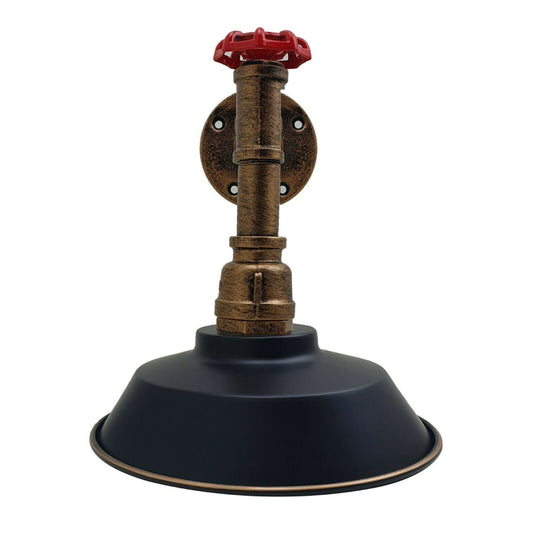 Vintage Wandleuchte Metall Rohr Lampe kaufen